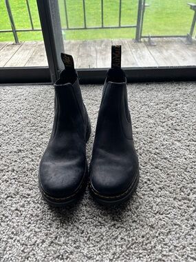 Dr. Martens Black Leather Chelsea Boots
